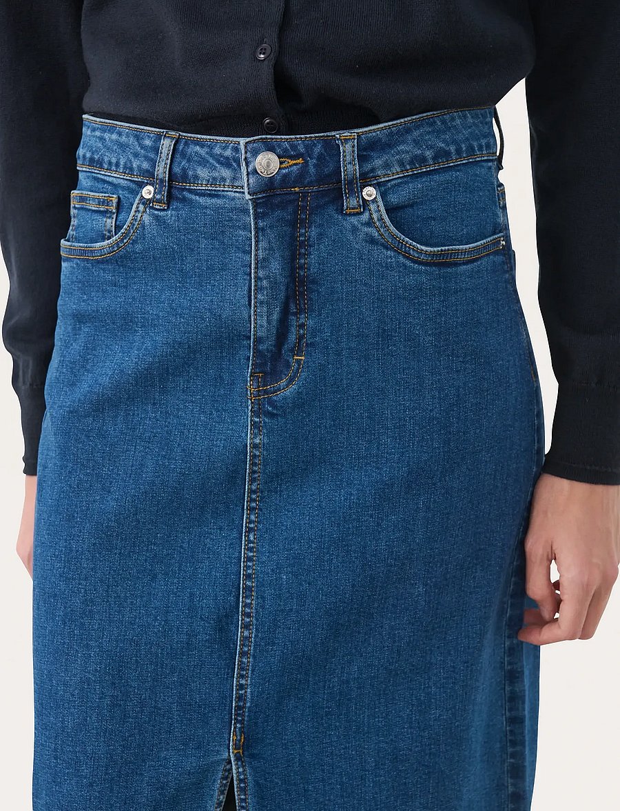 Part Two - DillinPW SK - jeansröcke - medium dark blue denim - 5