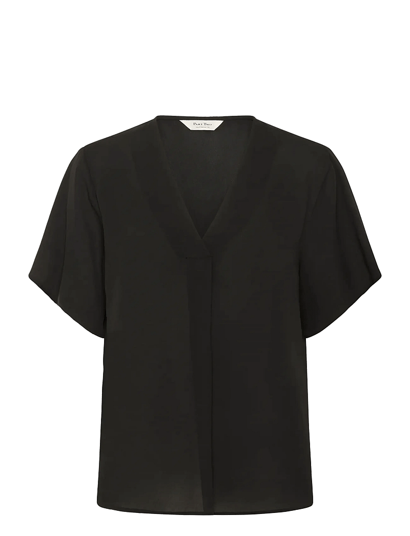 Part Two - SanayaPW BL - kurzämlige blusen - black - 1
