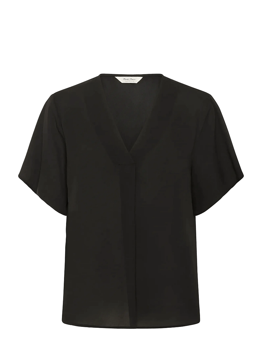 Part Two - SanayaPW BL - blouses met korte mouwen - black - 1