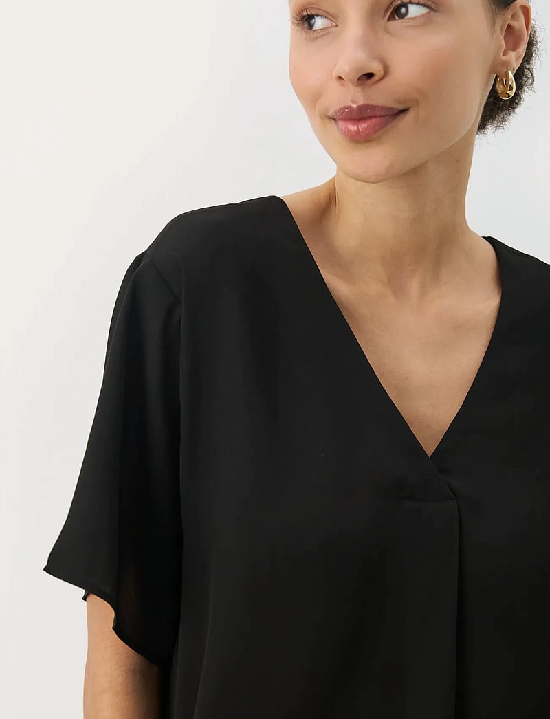Part Two - SanayaPW BL - kurzämlige blusen - black - 5