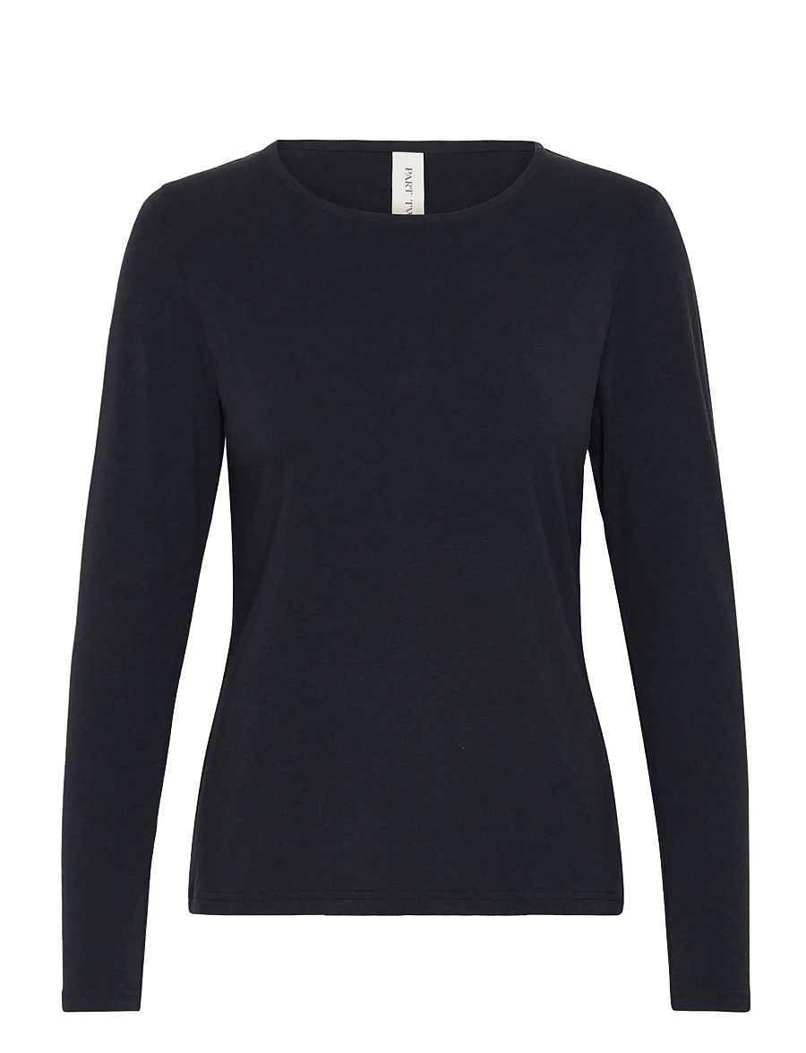 Part Two - NemajasPW Tshirt - langärmlige tops - dark navy - 1