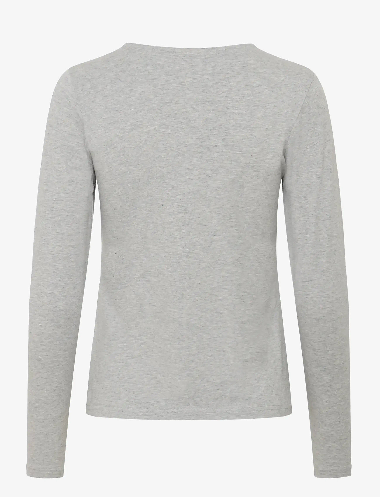 Part Two - NemajasPW Tshirt - long-sleeved tops - medium grey melange - 2