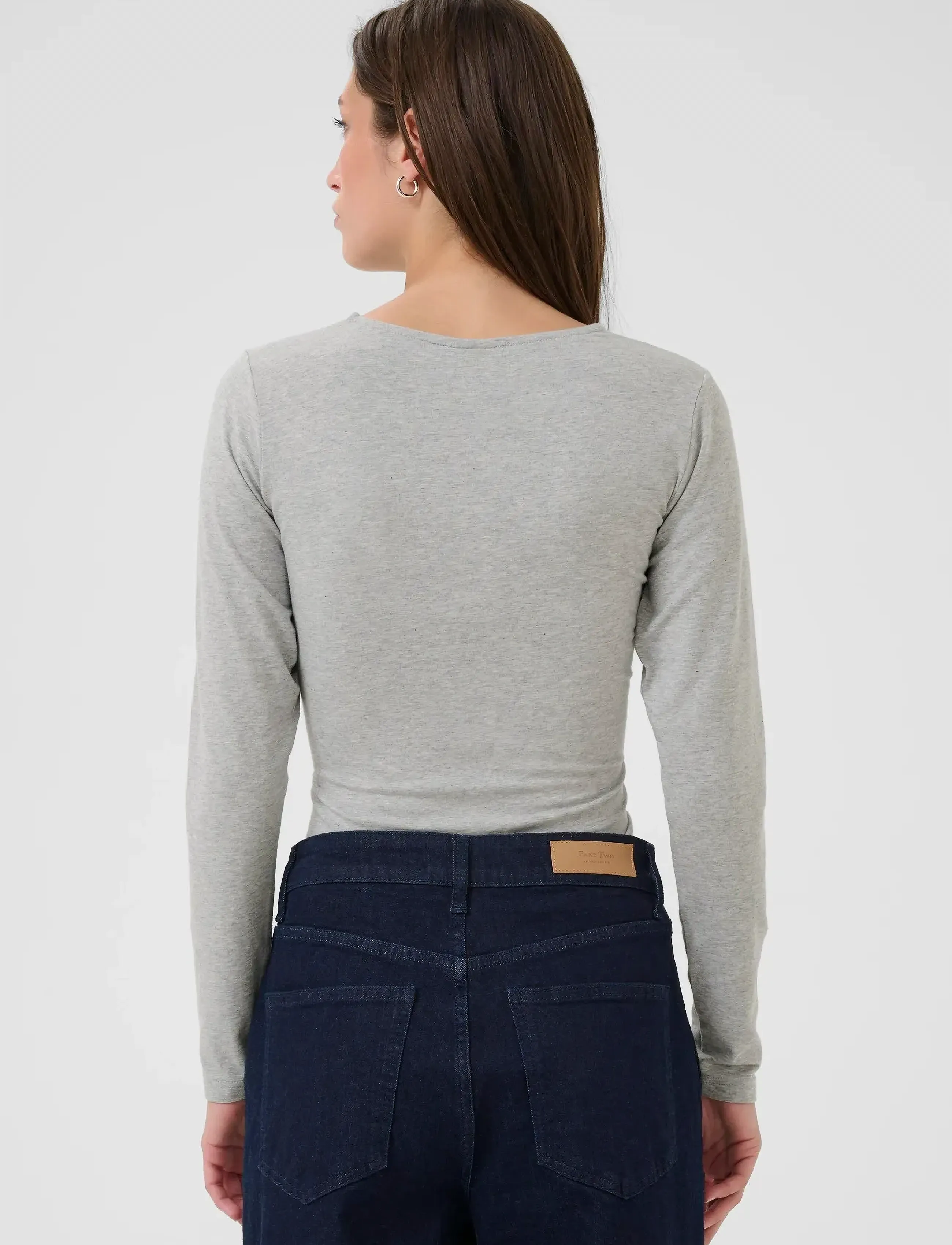 Part Two - NemajasPW Tshirt - medium grey melange - 3