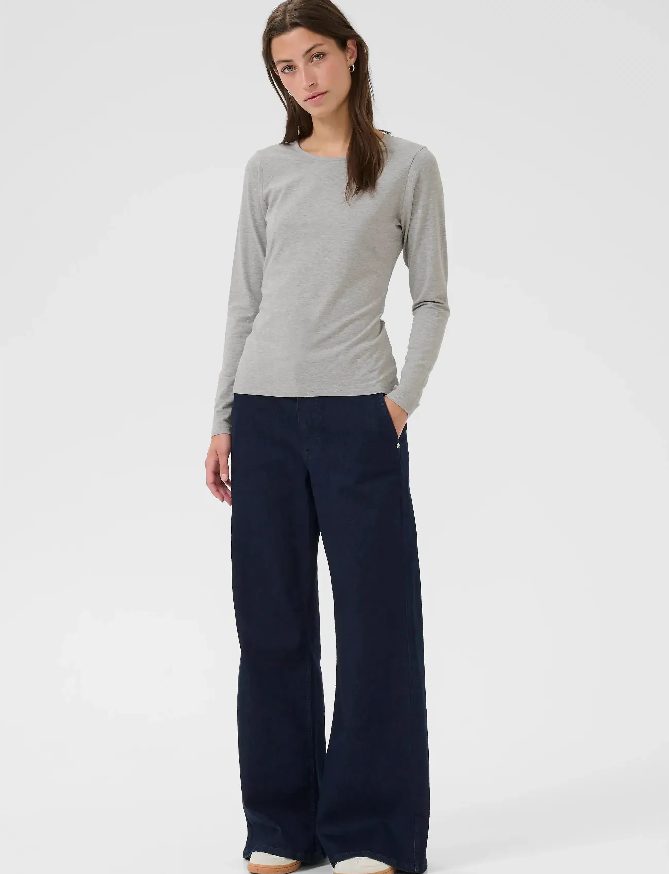 Part Two - NemajasPW Tshirt - medium grey melange - 4