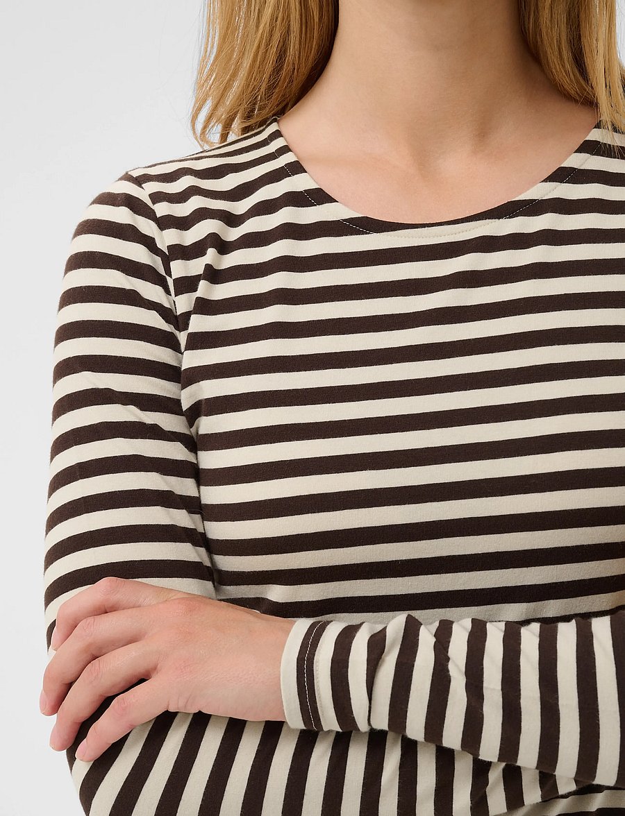 Part Two - NemajasPW Tshirt - langärmlige tops - mole stripe - 4