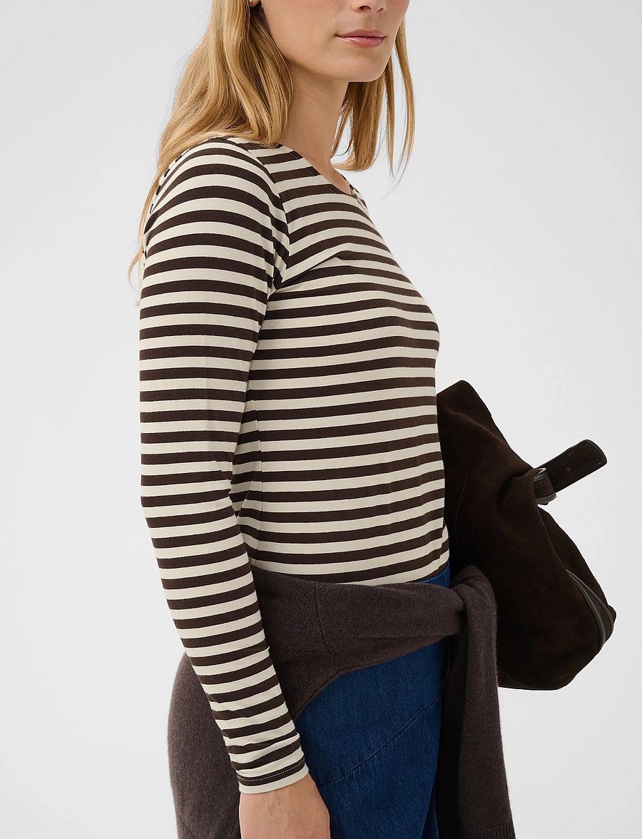 Part Two - NemajasPW Tshirt - langärmlige tops - mole stripe - 5
