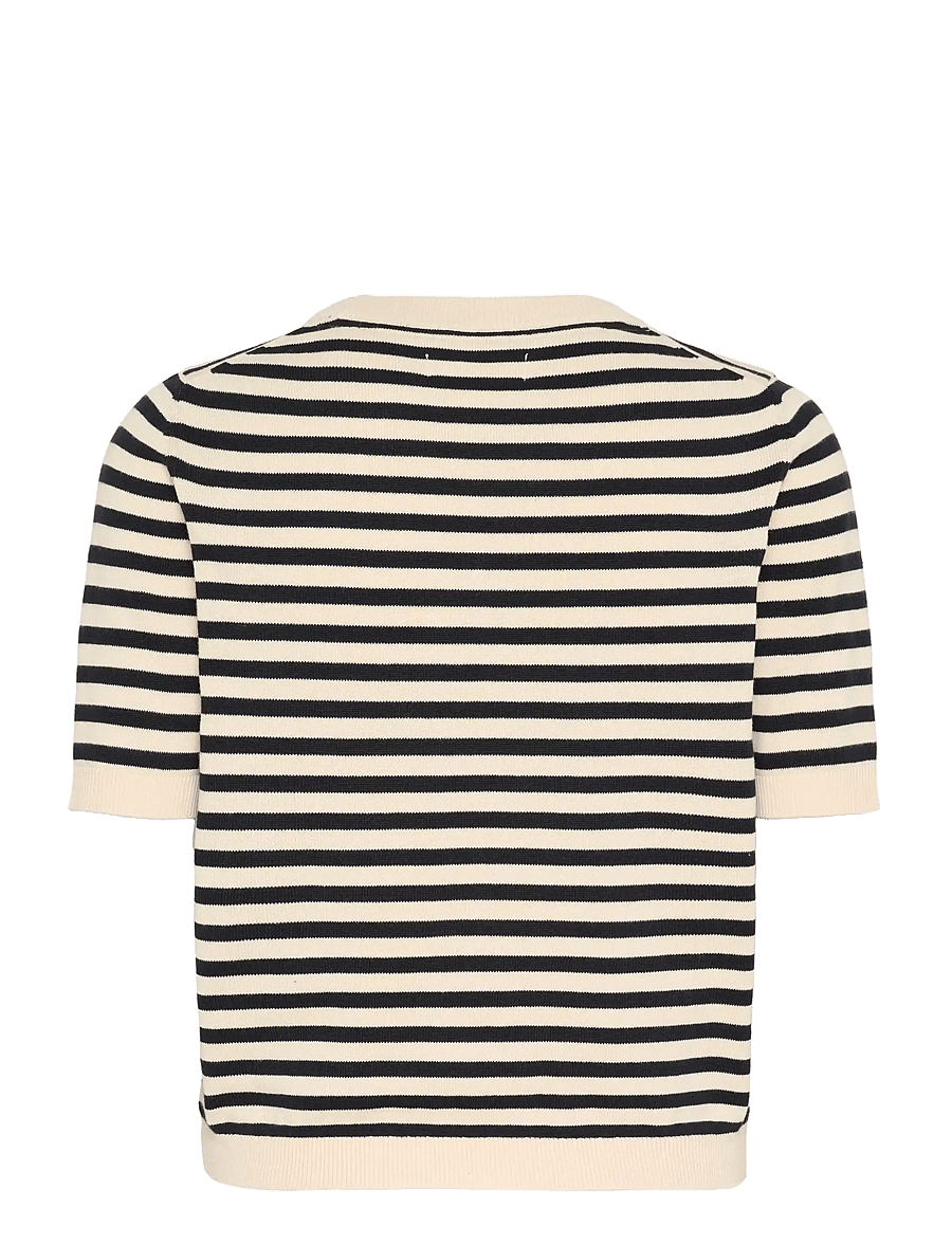 Part Two - GertianaPW PU - striktrøjer - dark navy stripe - 2