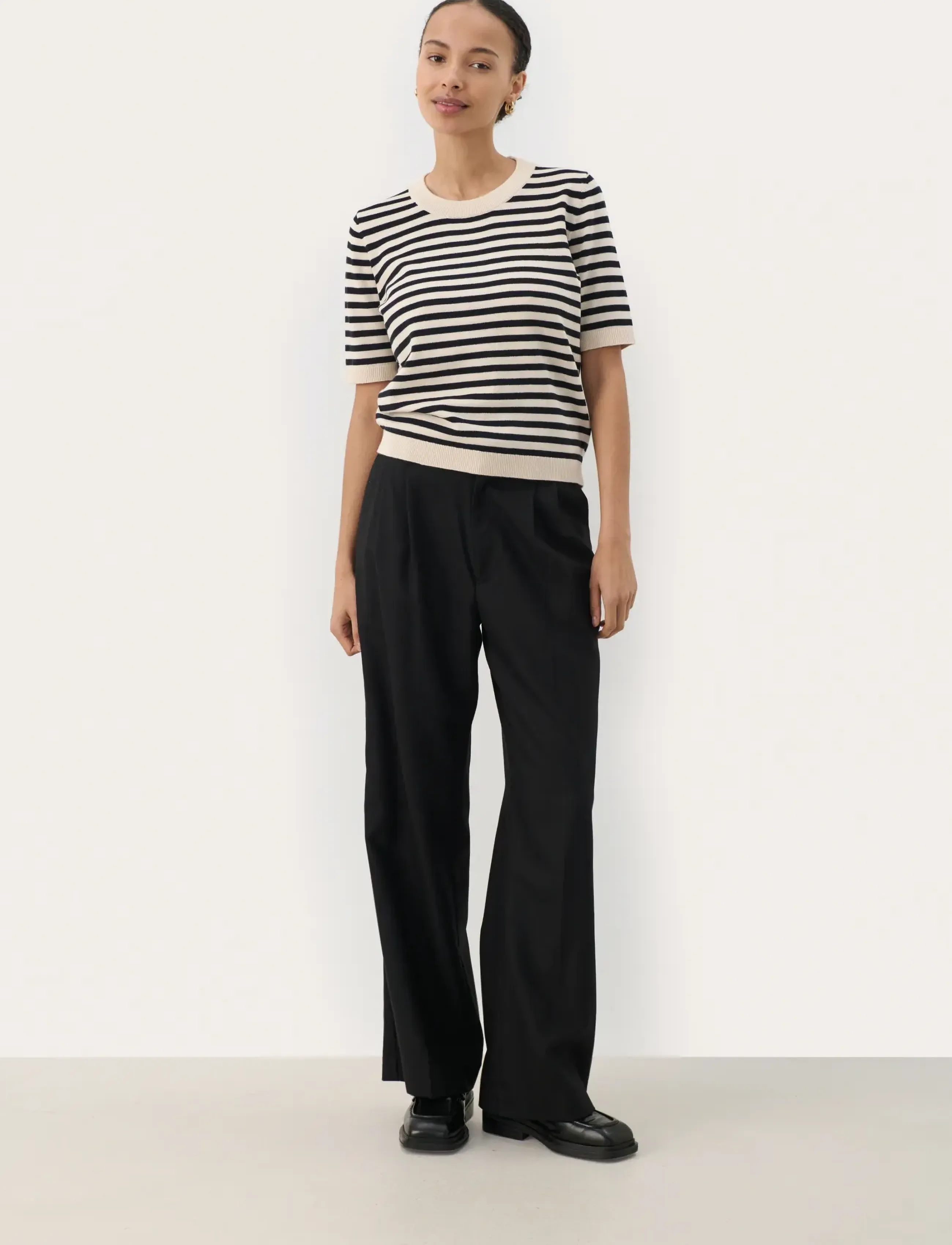 Part Two - GertianaPW PU - laveste priser - dark navy stripe - 3