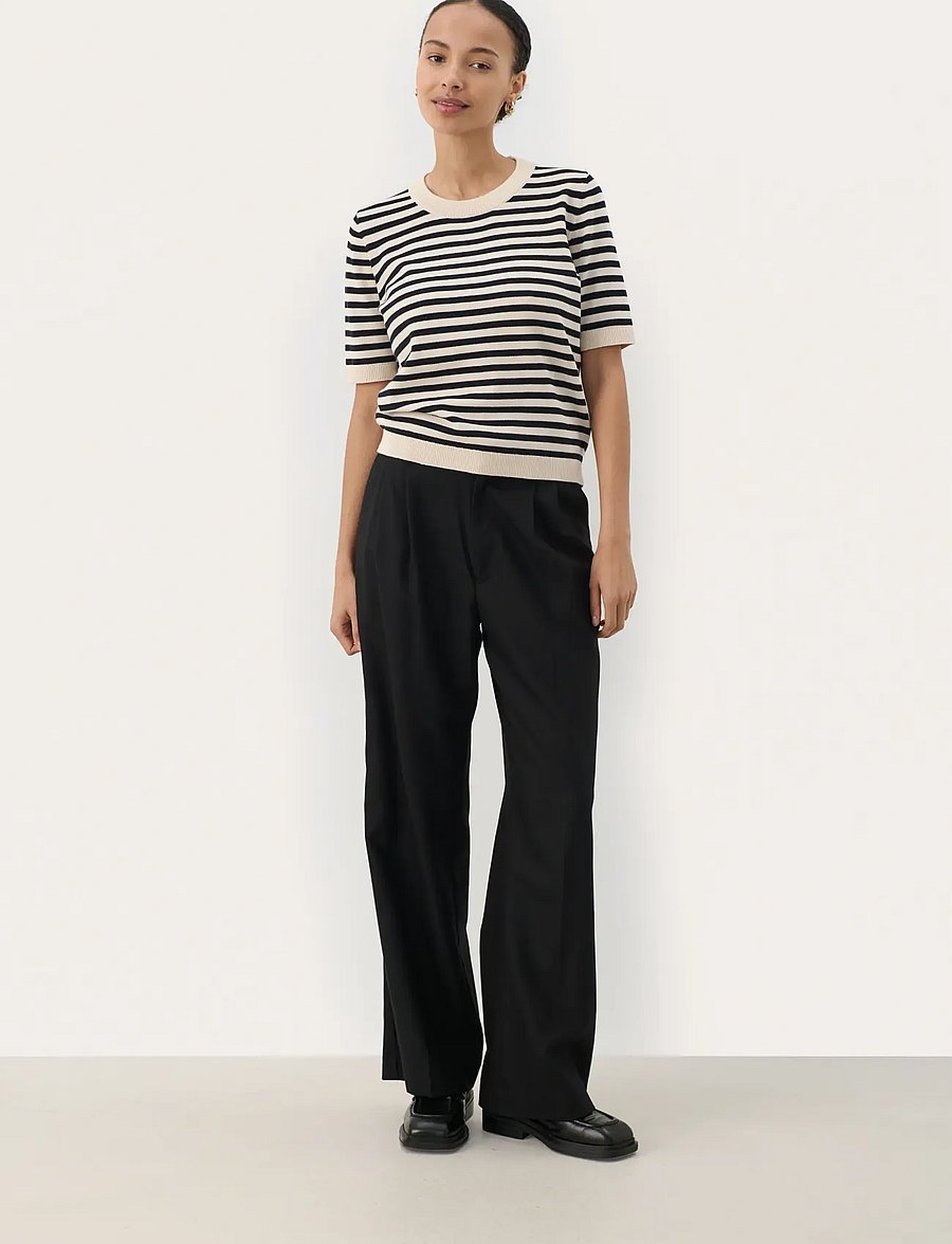 Part Two - GertianaPW PU - striktrøjer - dark navy stripe - 3
