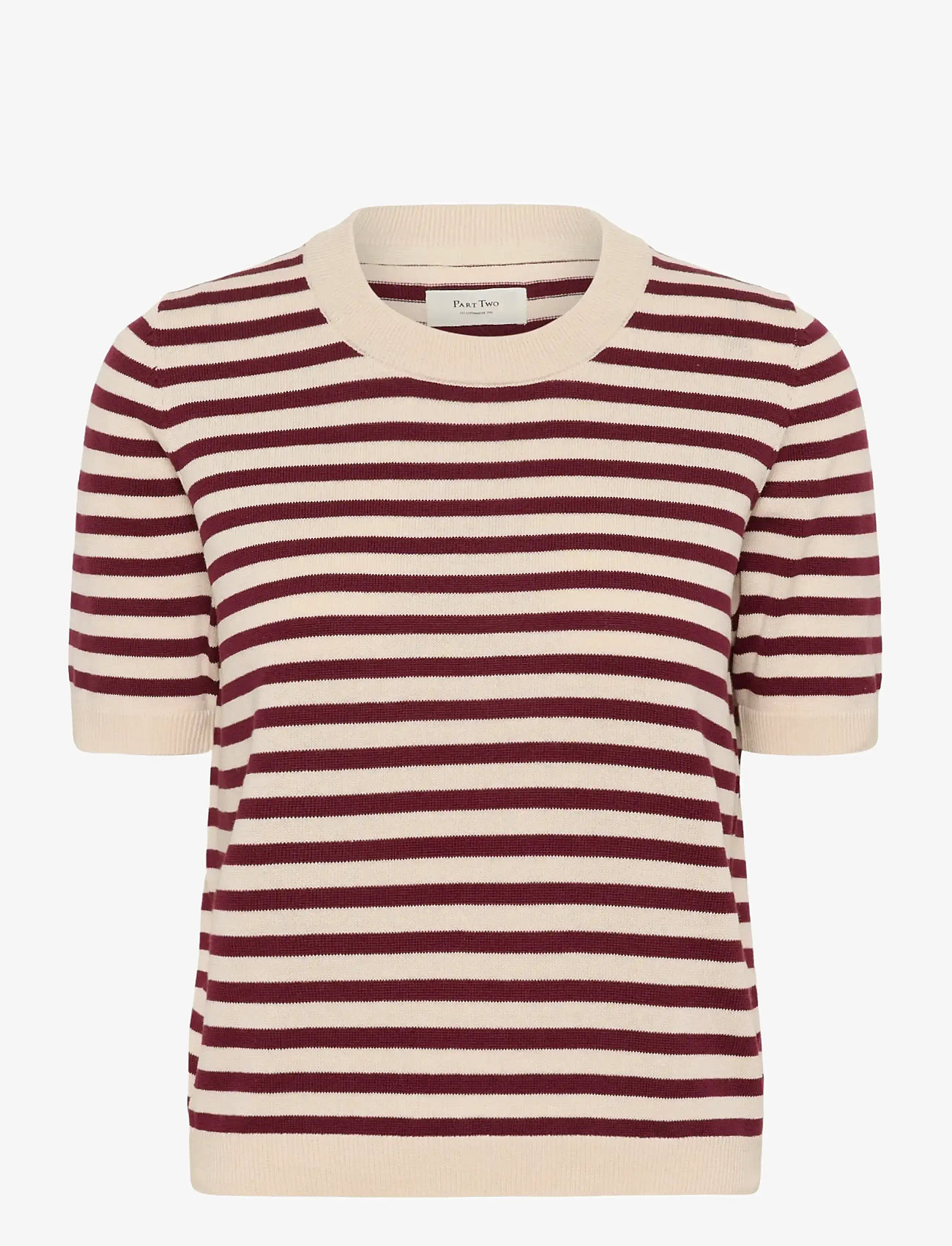 Part Two - GertianaPW PU - tröjor - tawny port stripe - 1