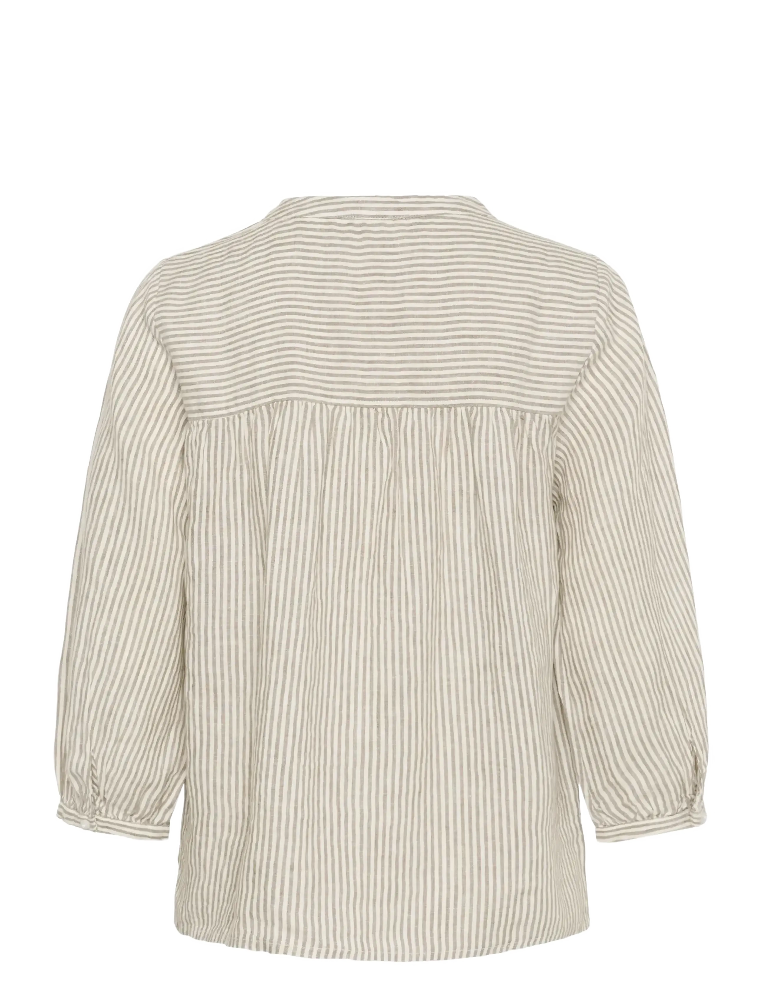 Part Two - PersillesPW SH - hørskjorter - vetiver stripe - 2