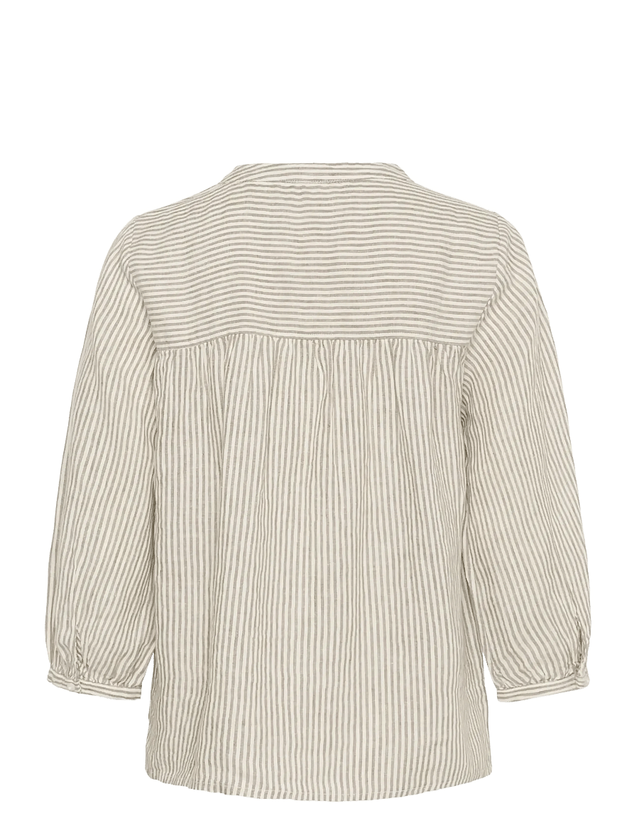 Part Two - PersillesPW SH - hørskjorter - vetiver stripe - 2