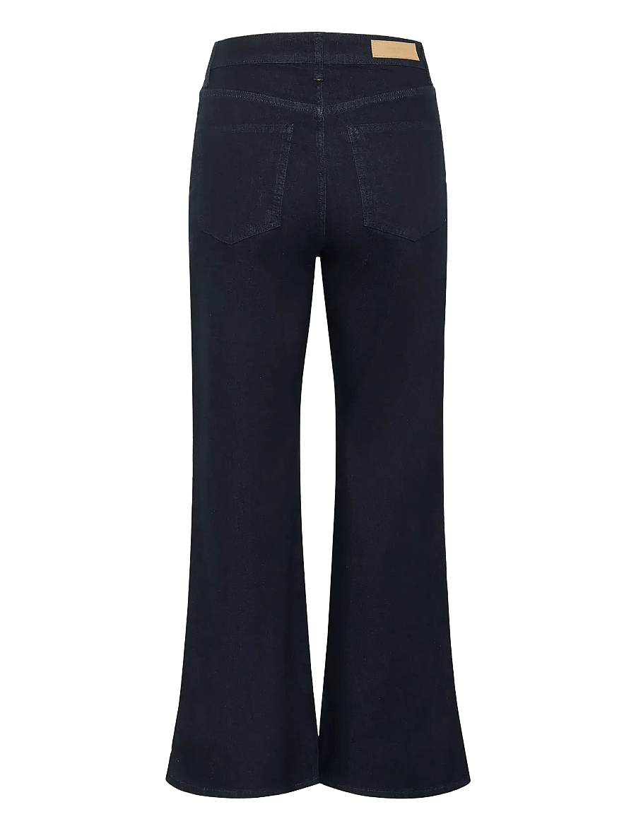 Part Two - SafinaPW JE - hosen mit weitem bein - rinse blue denim - 2