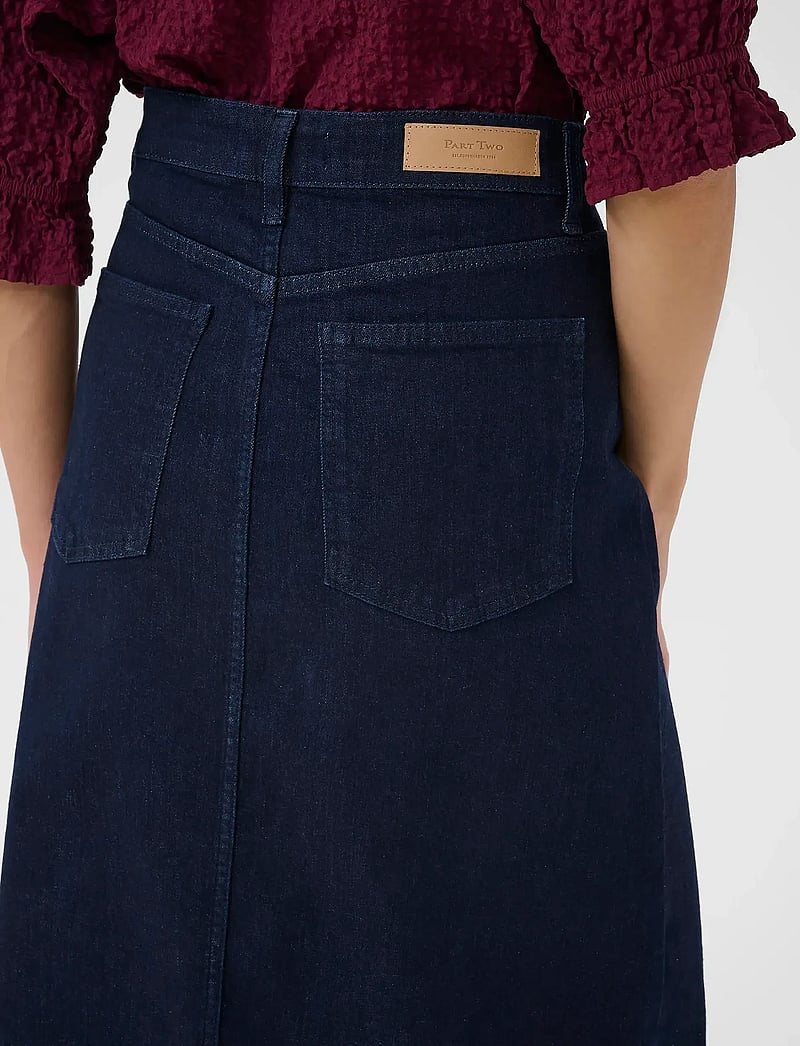 Part Two - SabelaPW SK - jeanskjolar - rinse blue denim - 4