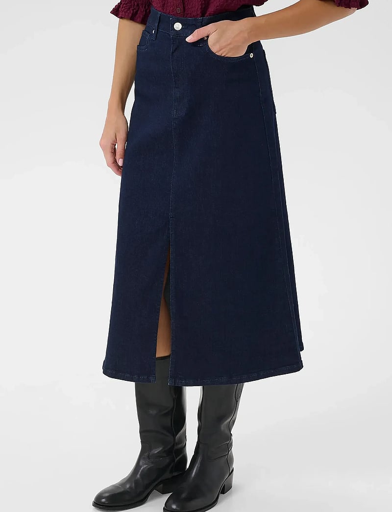 Part Two - SabelaPW SK - jeanskjolar - rinse blue denim - 5