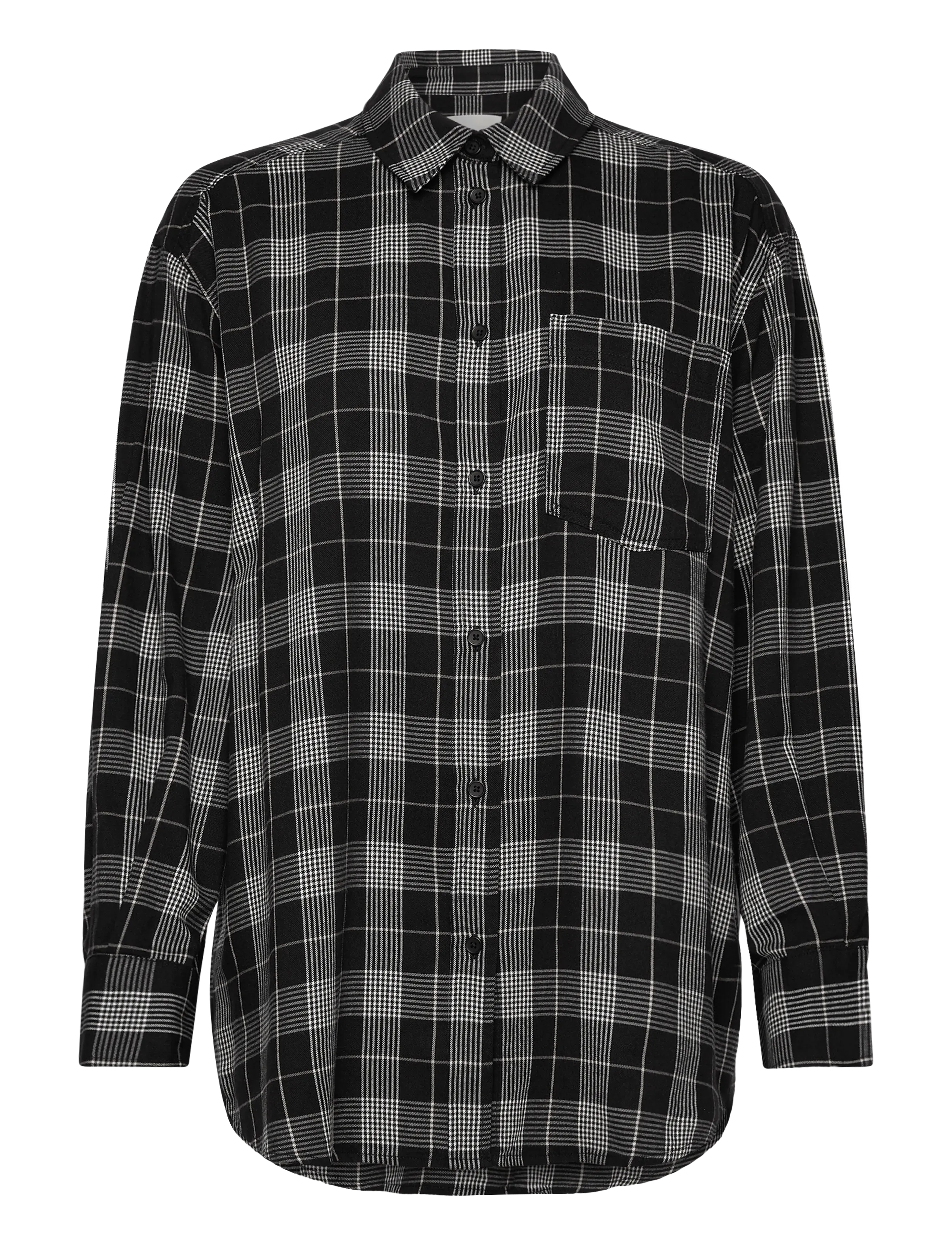 Part Two SameaPW SH - Tøj - BLACK CHECK / black