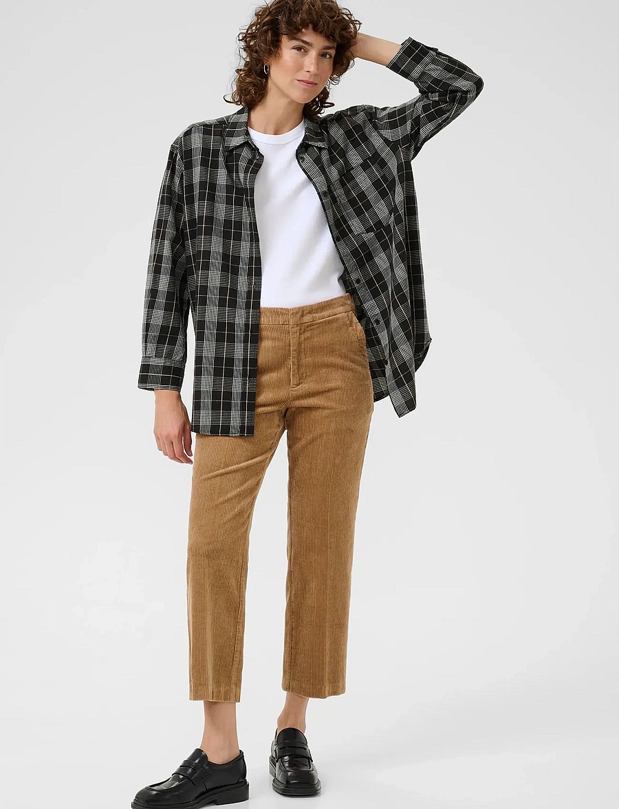 Part Two - SameaPW SH - long-sleeved shirts - black check - 3