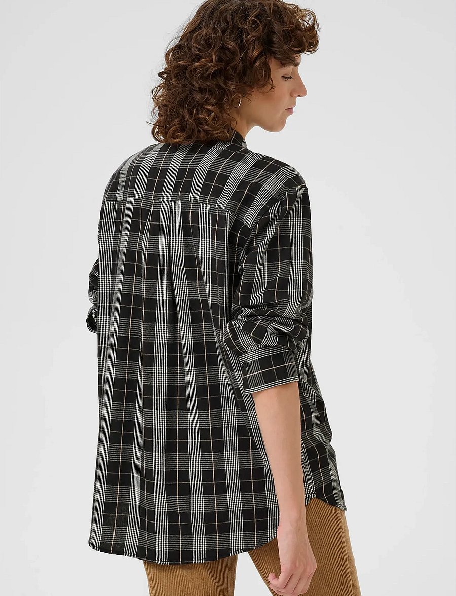 Part Two - SameaPW SH - long-sleeved shirts - black check - 4