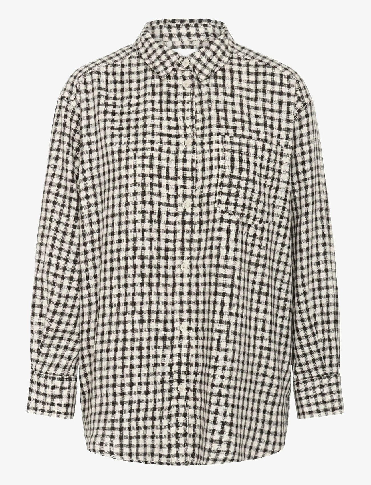 Part Two - SameaPW SH - langærmede skjorter - dark navy mini check - 0