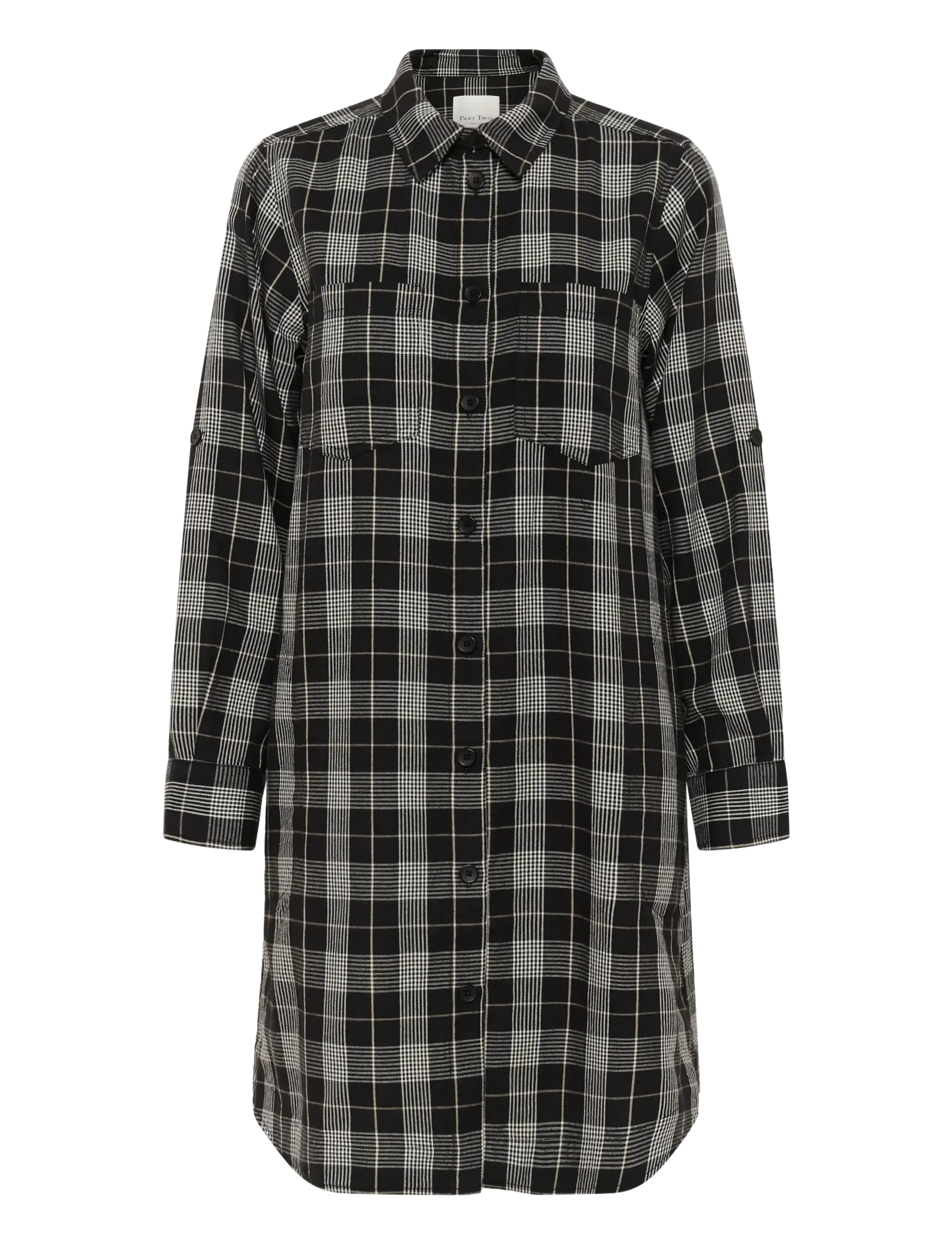 Part Two SardiasPW DR - Skjortekjoler - BLACK CHECK / multi