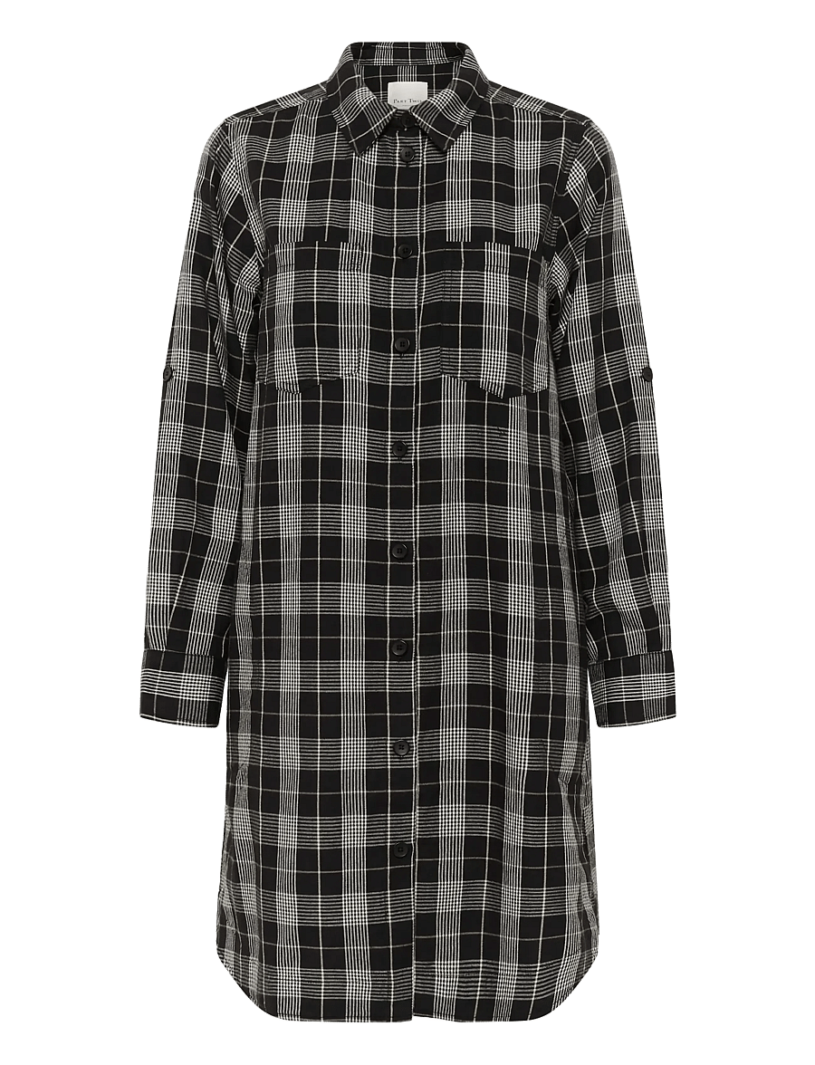 Part Two - SardiasPW DR - hemdkleider - black check - 0