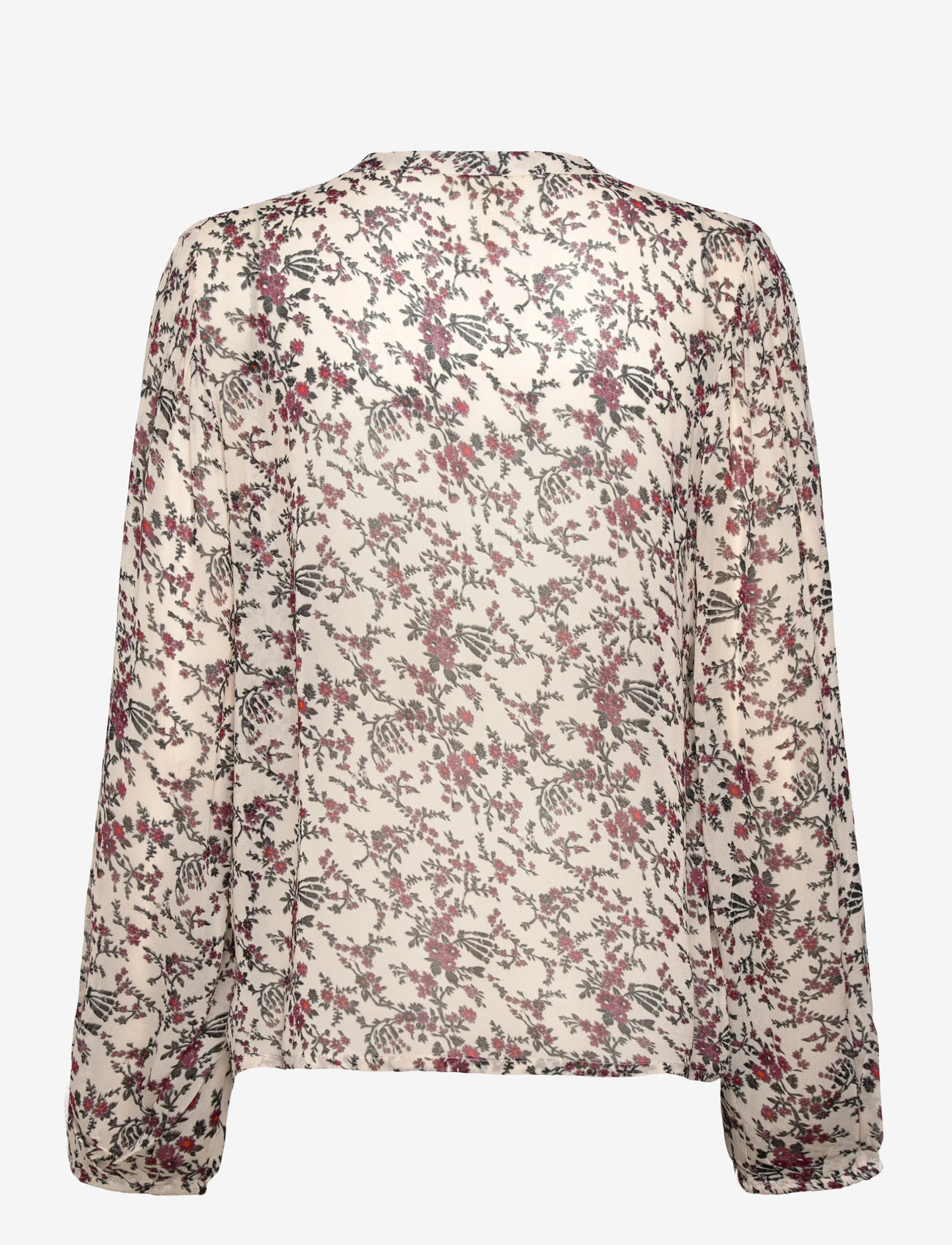 Part Two - SandiPW BL - langärmlige blusen - whitecap gray flower bouquet - 1