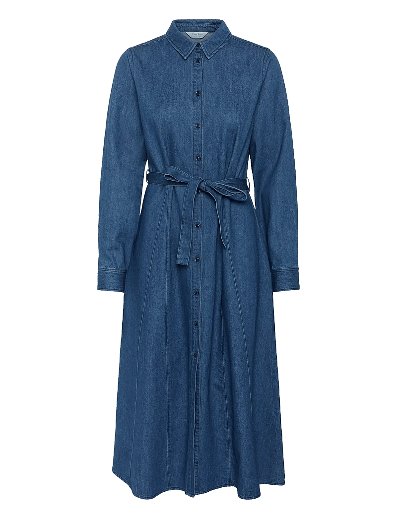 Part Two - EsilyasPW DR - skjortklänningar - medium dark blue denim - 1