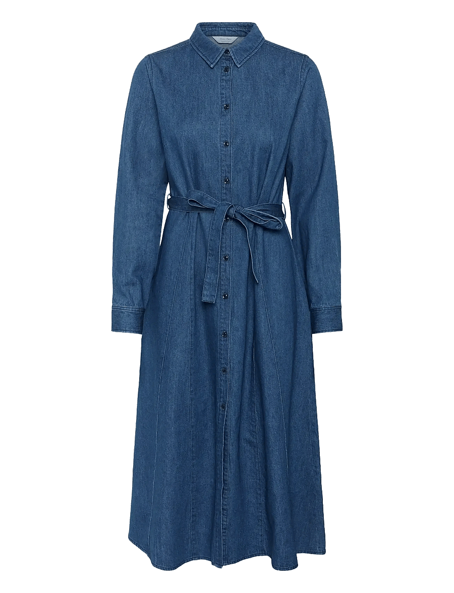 Part Two - EsilyasPW DR - robes chemises - medium dark blue denim - 1