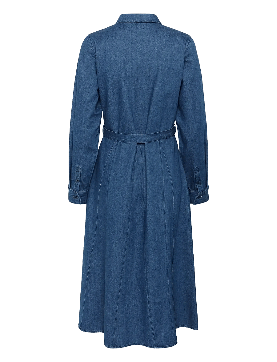 Part Two - EsilyasPW DR - robes chemises - medium dark blue denim - 2
