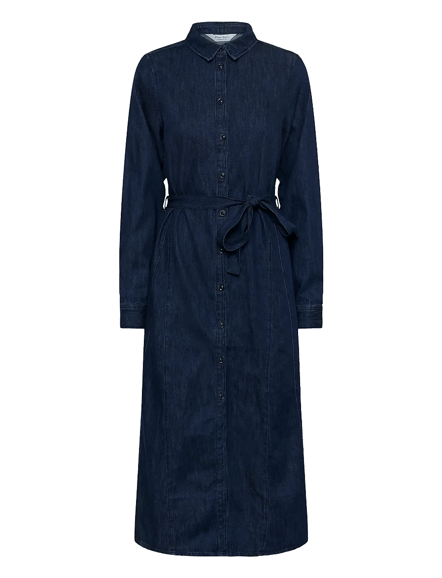 Part Two - EsilyasPW DR - särkkleidid - rinse blue denim - 1