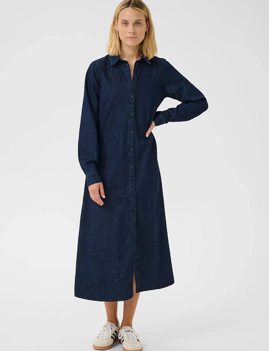 Part Two - EsilyasPW DR - särkkleidid - rinse blue denim - 3