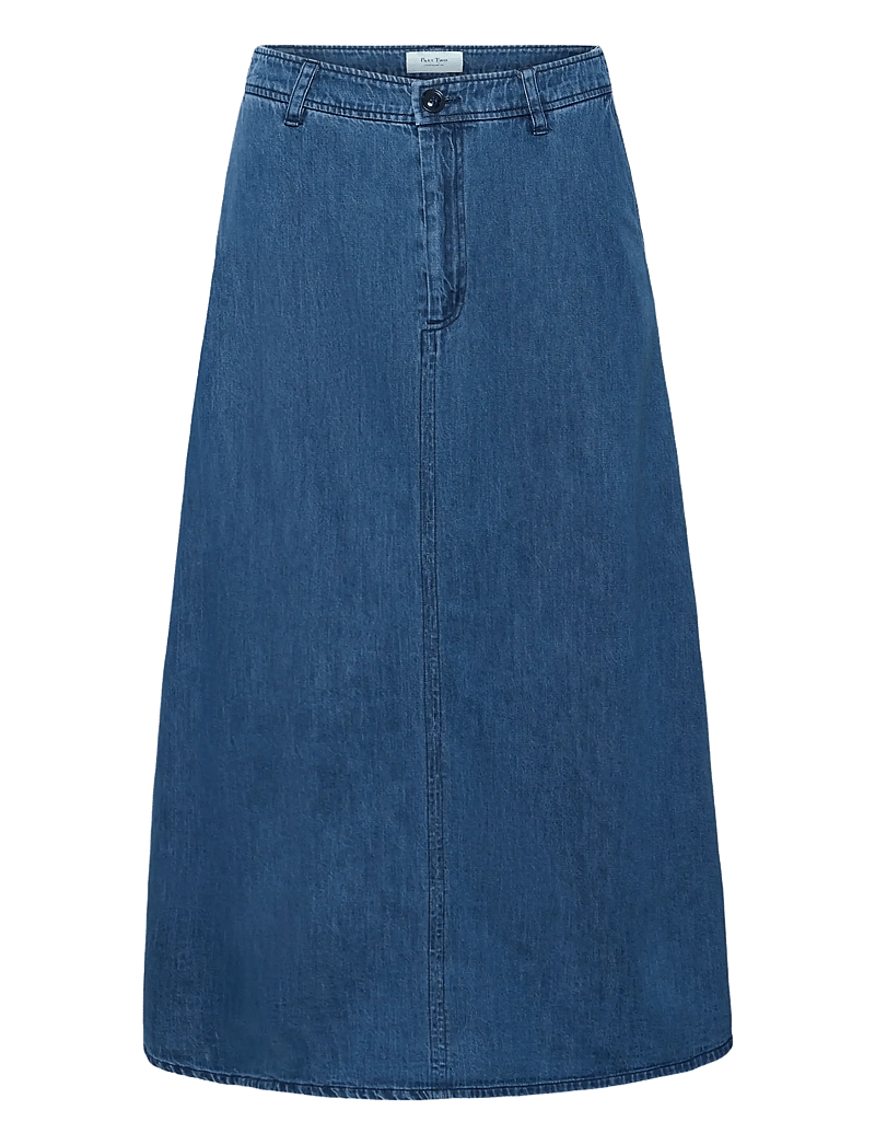 Part Two - SaramariePW SK - jeanskjolar - medium dark blue denim - 1
