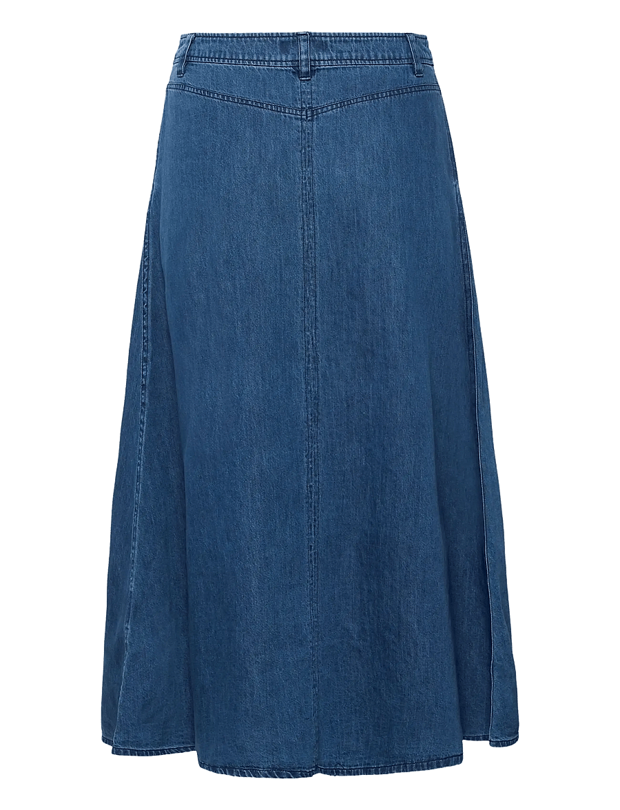 Part Two - SaramariePW SK - jeansröcke - medium dark blue denim - 2