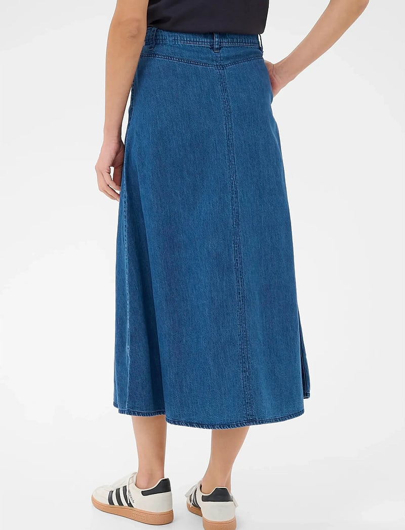 Part Two - SaramariePW SK - jeanskjolar - medium dark blue denim - 4