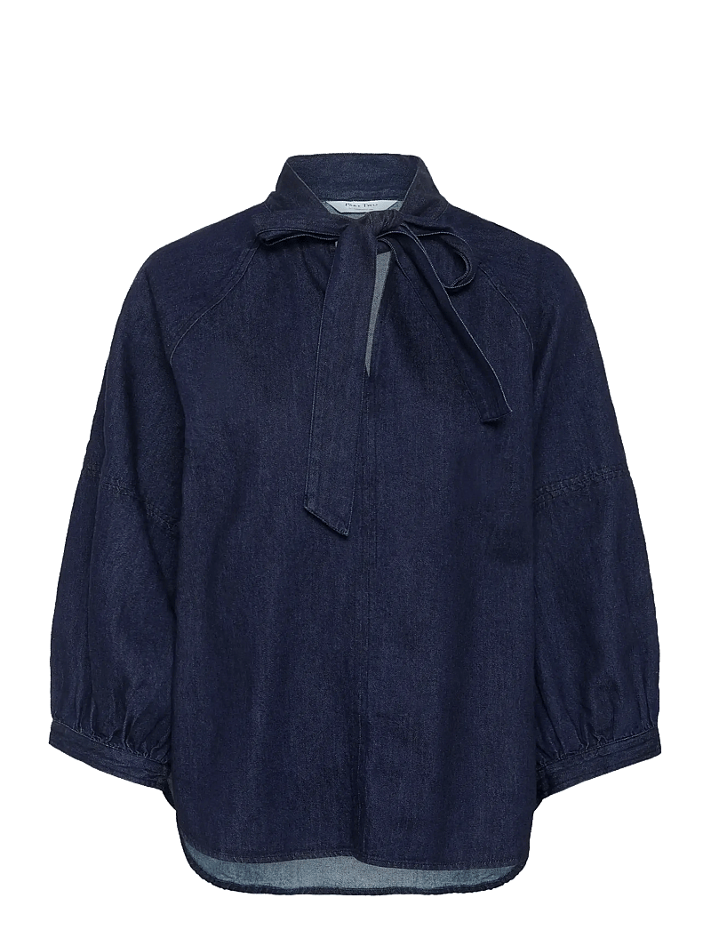 Part Two - SassiPW SH - jeansskjortor - rinse blue denim - 1