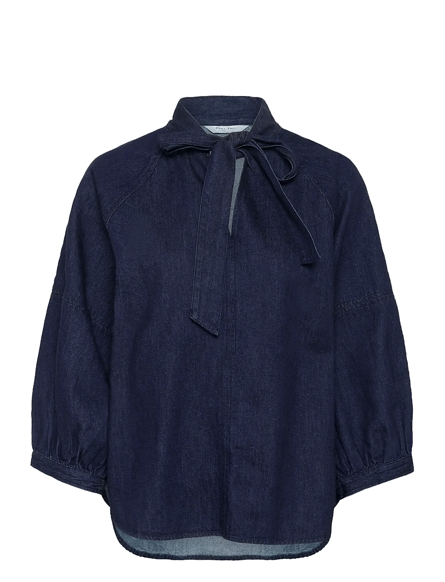 Part Two - SassiPW SH - džinsa krekli - rinse blue denim - 1