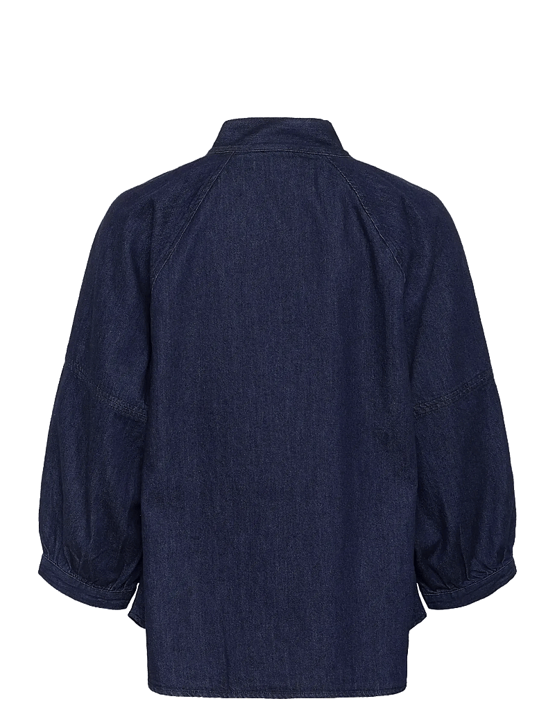 Part Two - SassiPW SH - jeansskjortor - rinse blue denim - 2