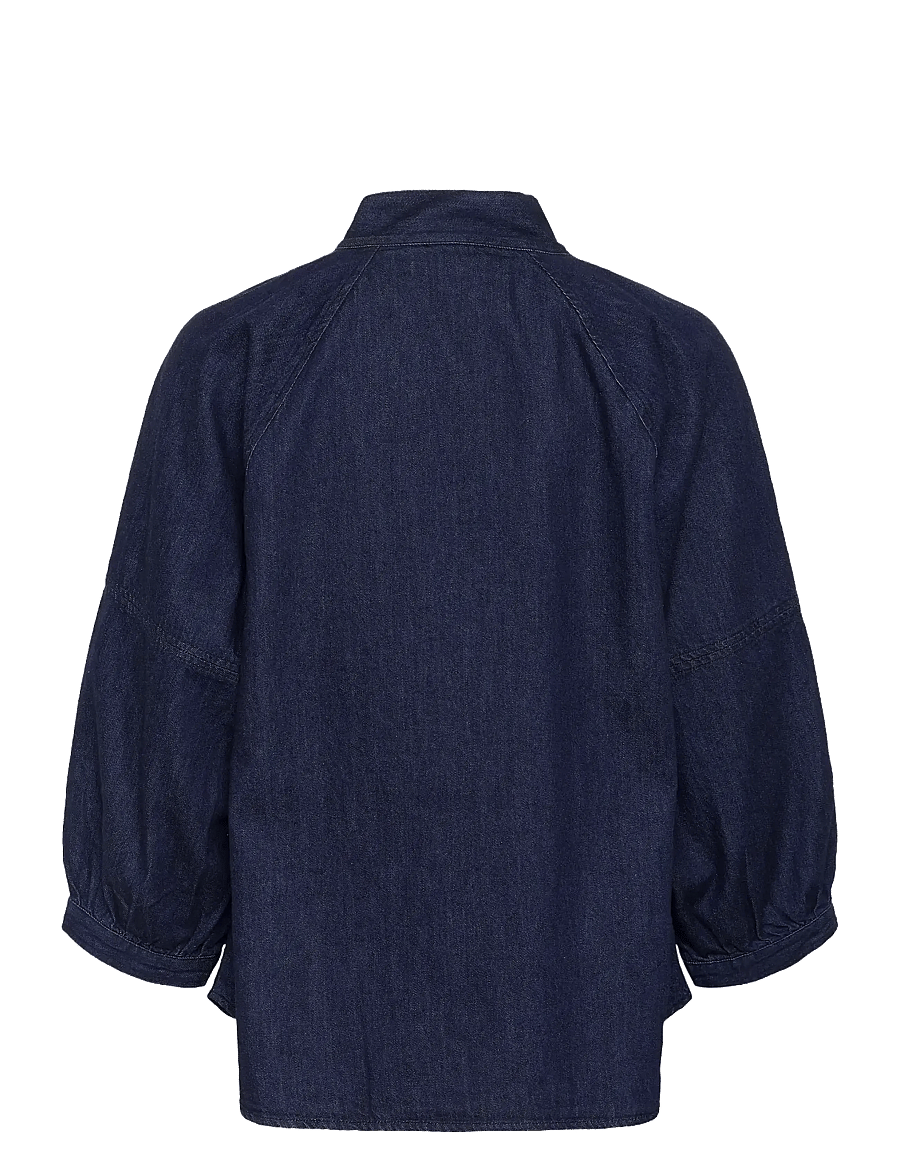 Part Two - SassiPW SH - džinsa krekli - rinse blue denim - 2