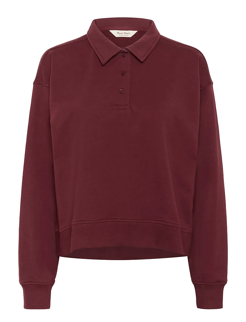 Part Two - SatyaPW SW - stickade tröjor - tawny port - 0