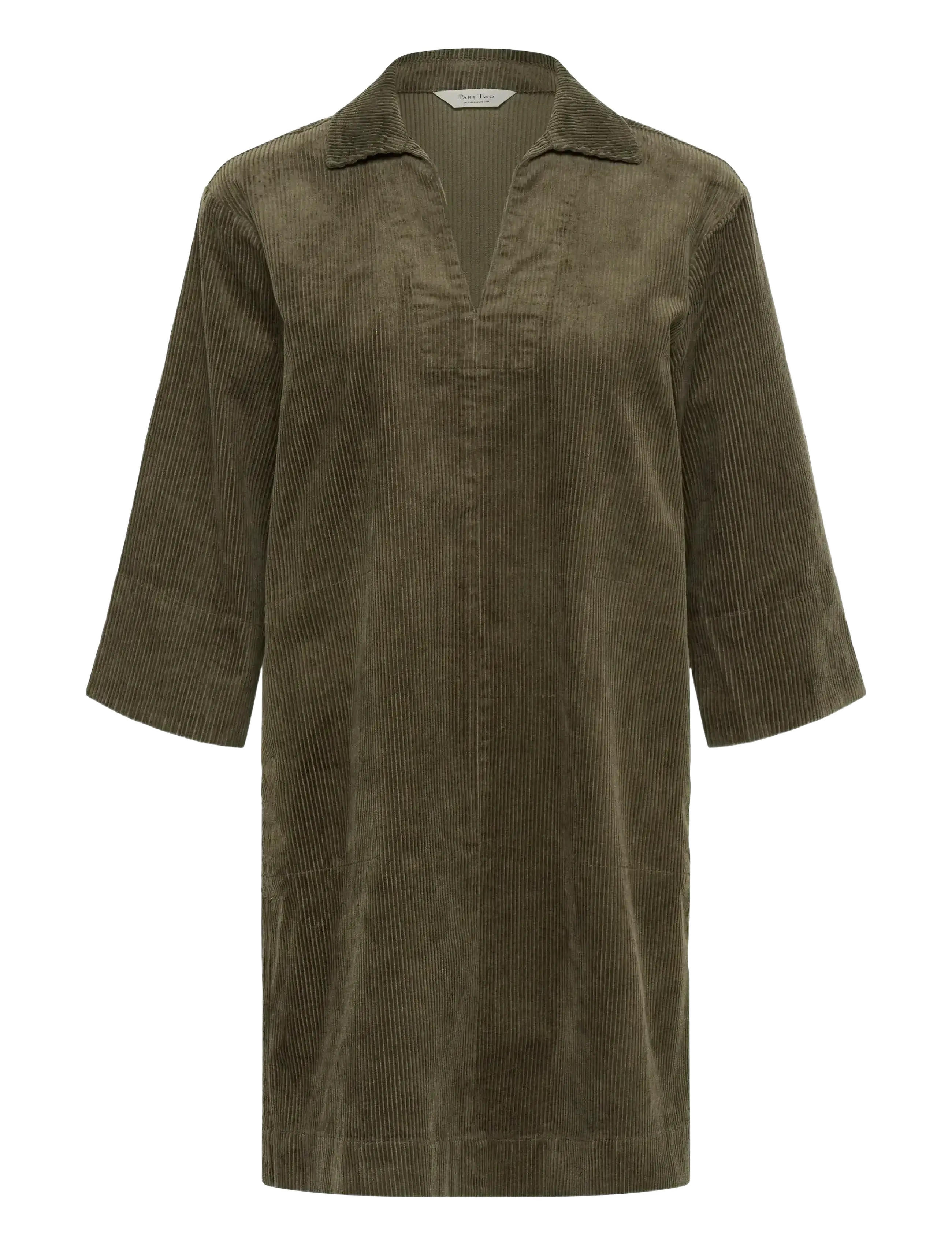 Part Two SharriPW DR - Hemdkleider - TARMAC / khaki/green