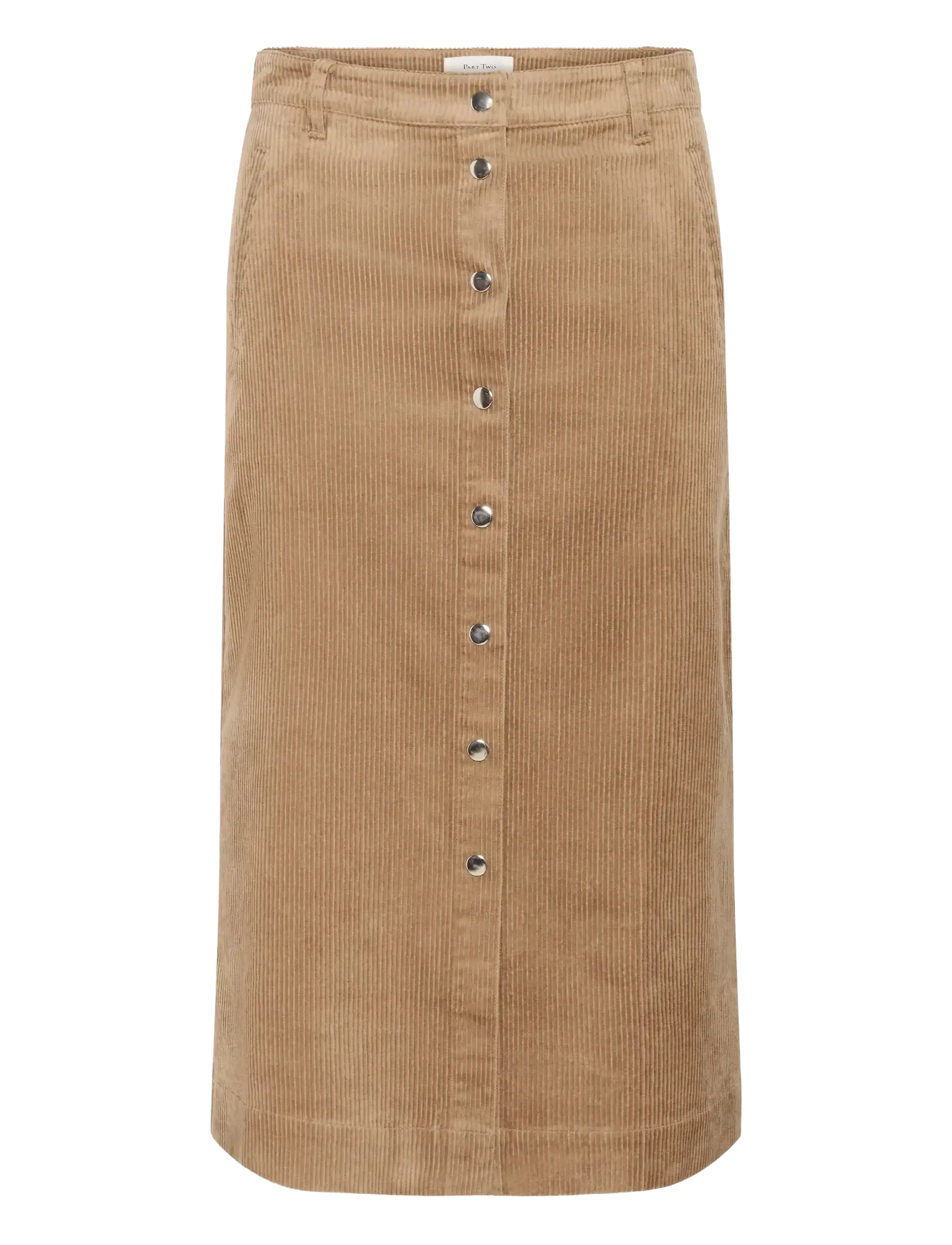 Part Two ShaylaPW SK - Nederdele - TIGER'S EYE / beige