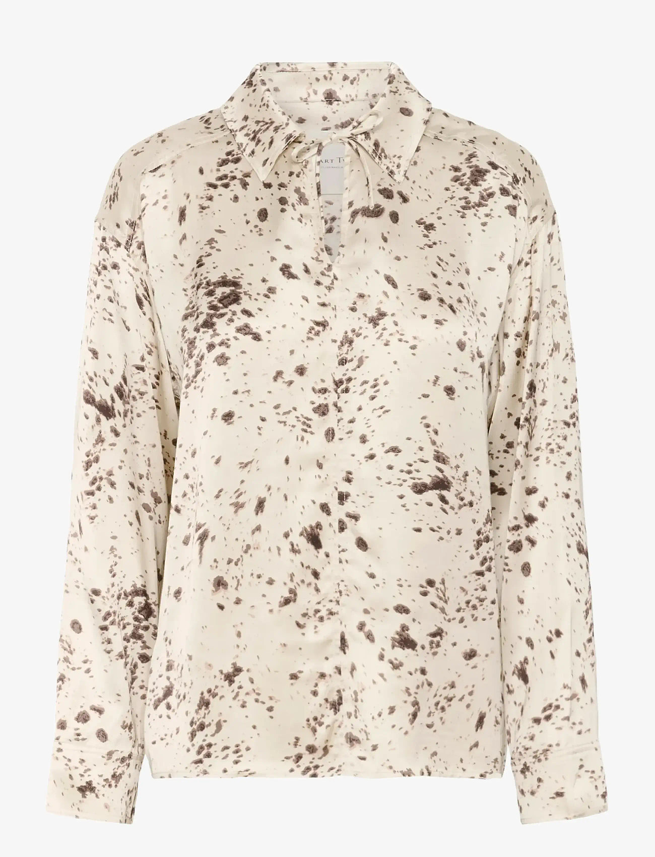 Part Two - SheenaPW BL - langærmede bluser - french oak scattered print - 0