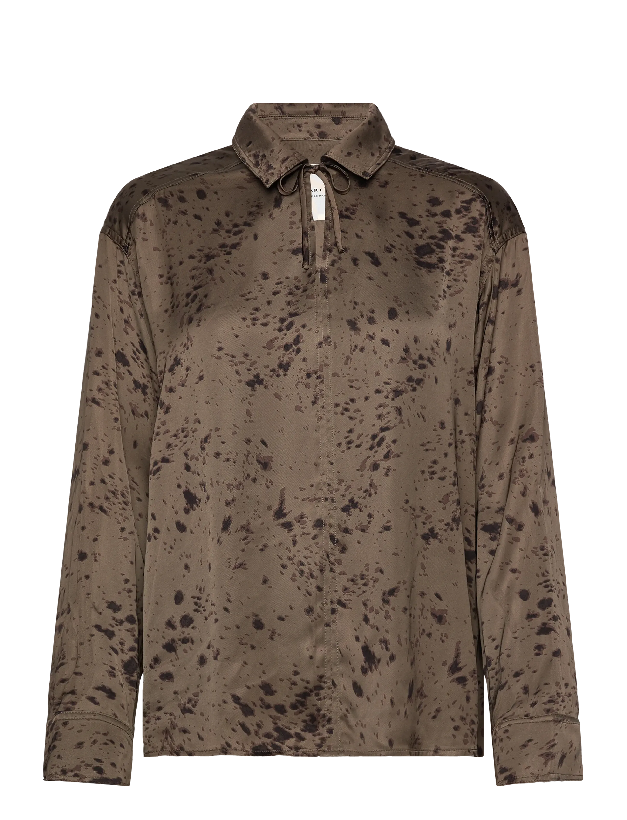 Part Two SheenaPW BL - Bluser - TARMAC SCATTERED TEXTURE PRINT / brown