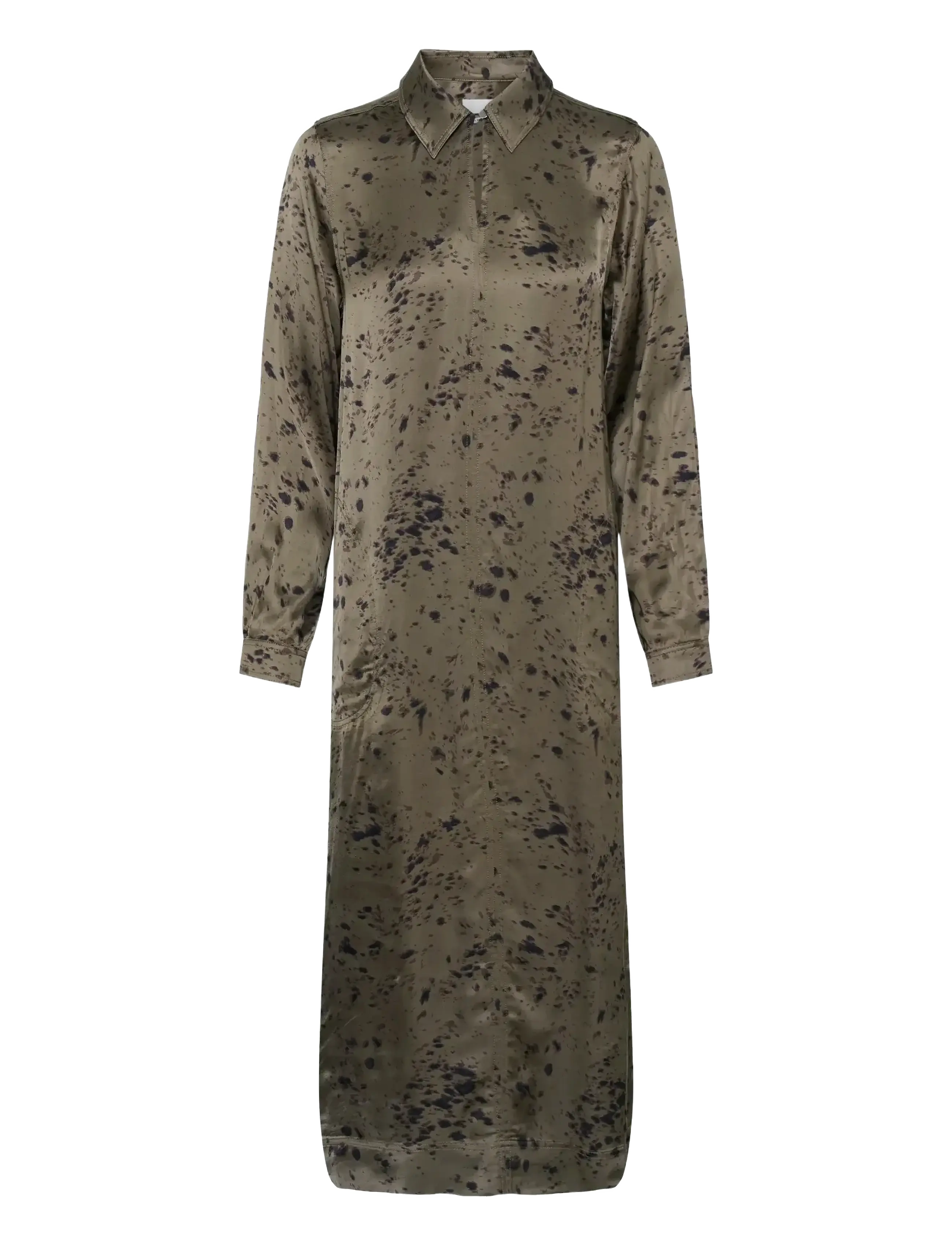 Part Two ShilohPW DR - Hemdkleider - TARMAC SCATTERED TEXTURE PRINT / khaki/green
