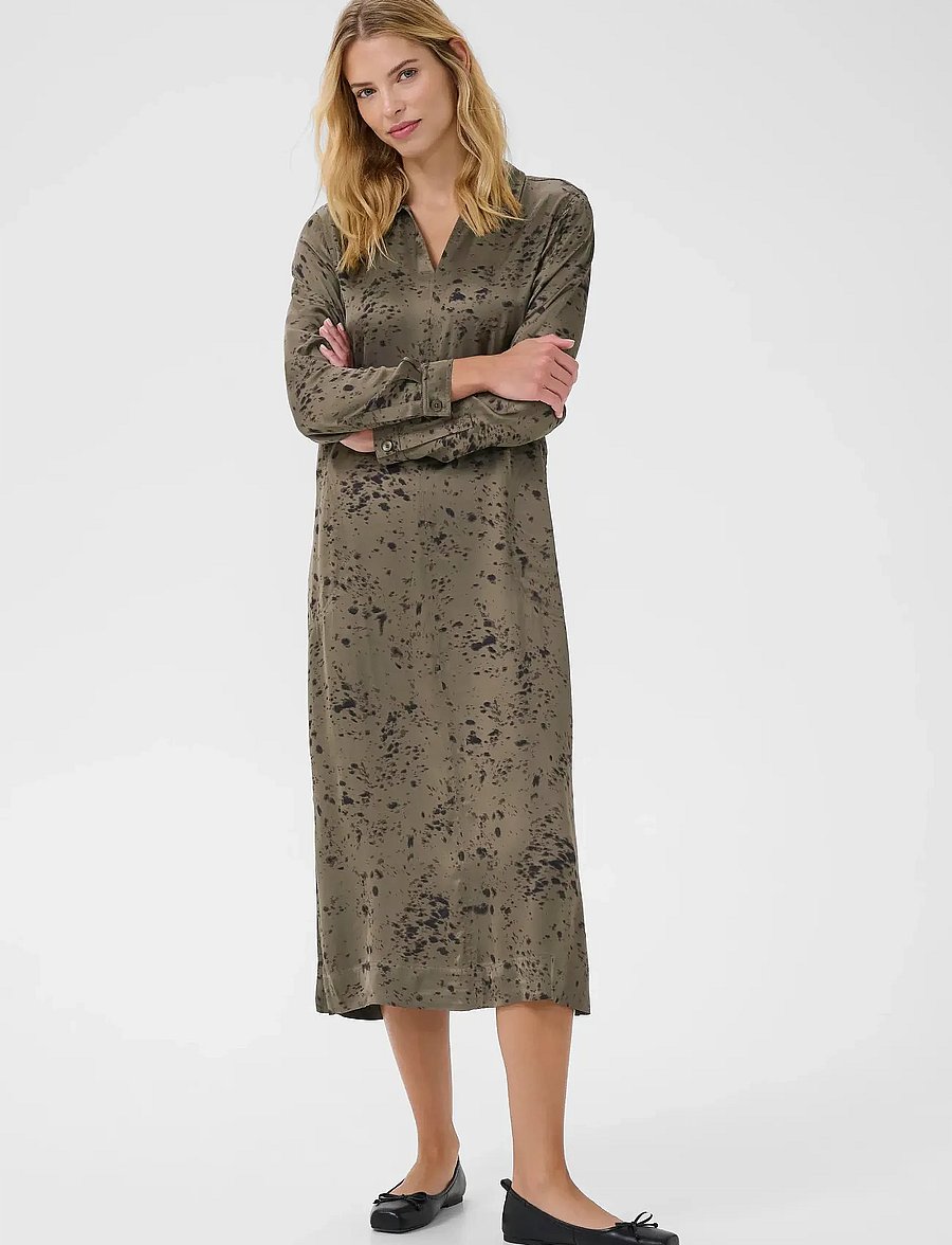Part Two - ShilohPW DR - robes chemises - tarmac scattered texture print - 3