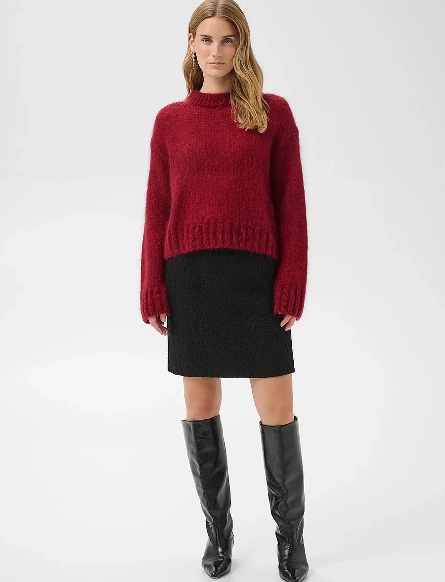 Part Two - SillePW Pullover - jumpers - biking red - 0