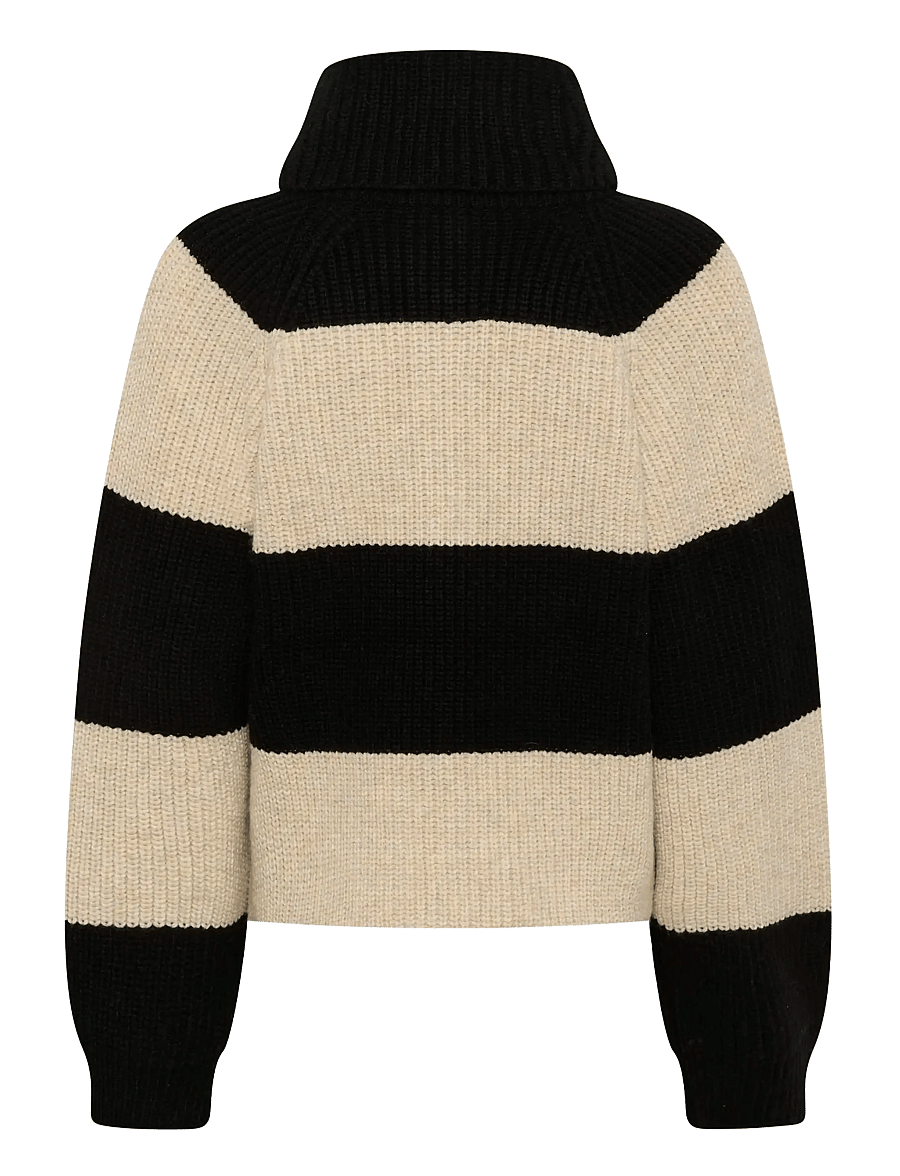 Part Two - SimraPW PU - kampsunid - french oak/ black block stripe - 2