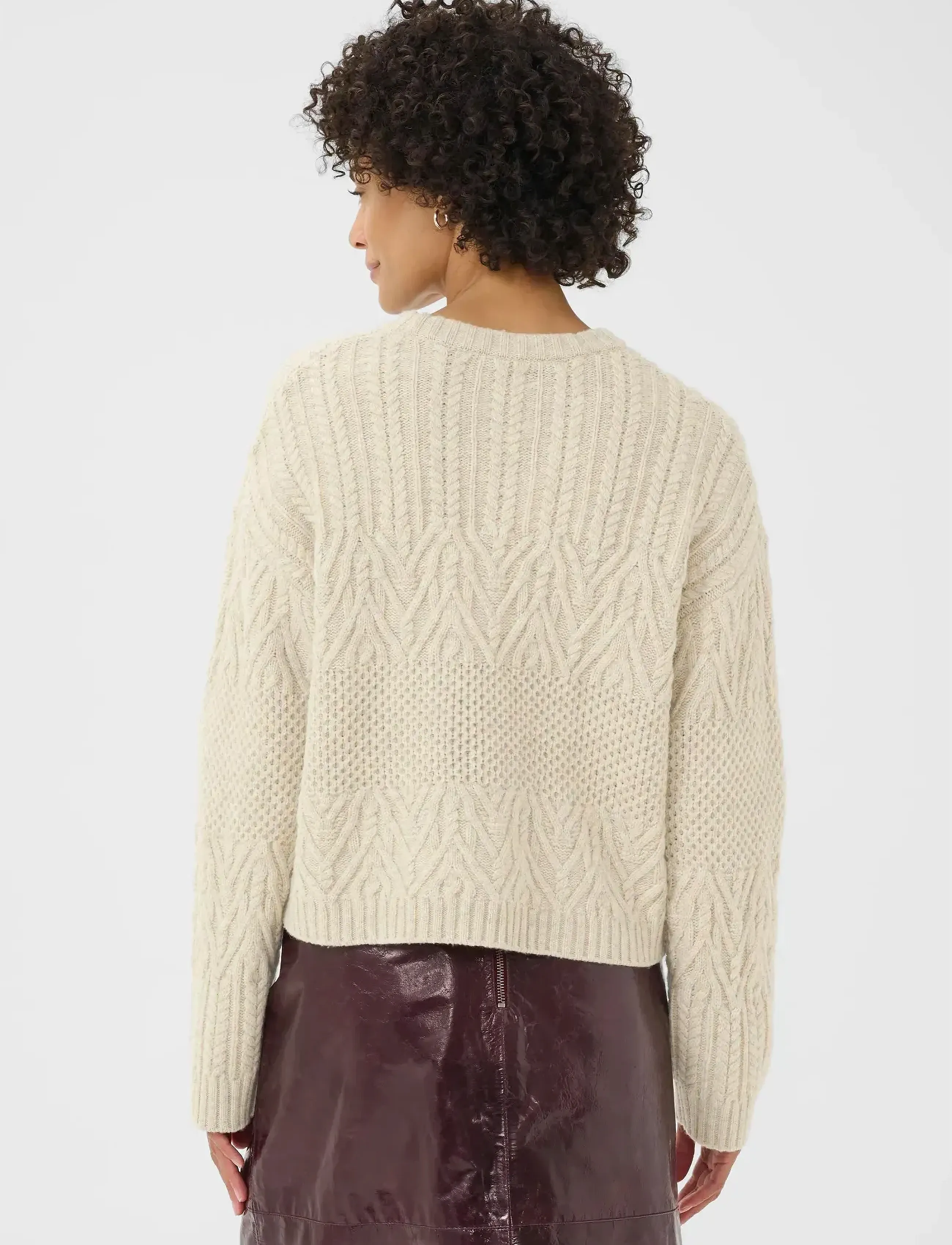 Part Two - SindyPW PU - pullover - french oak melange - 3