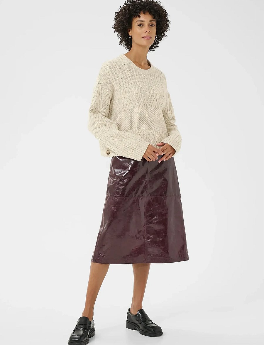 Part Two - SindyPW PU - pullover - french oak melange - 4
