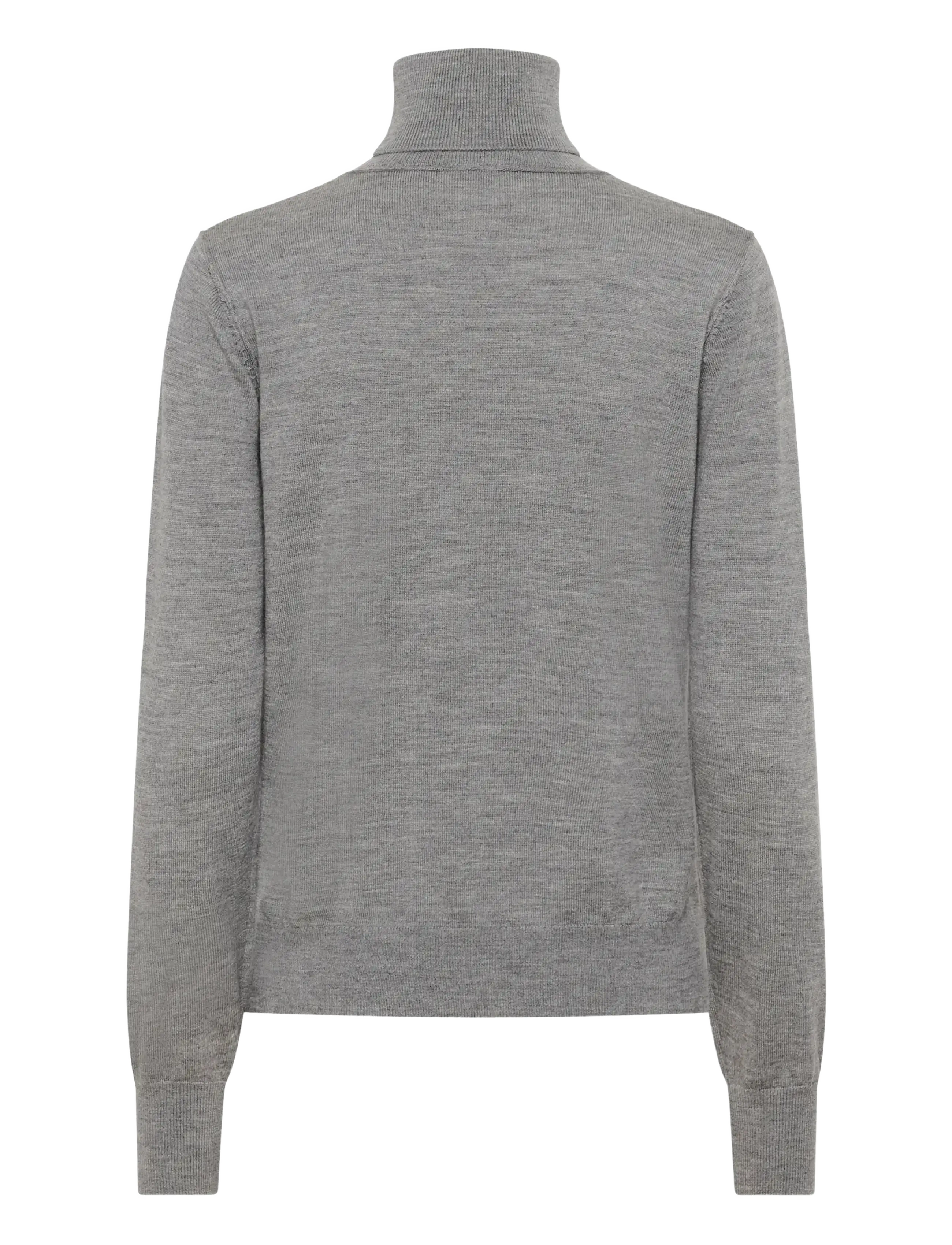 Part Two - SiniPW PU - rollkragenpullover - medium grey melange - 2